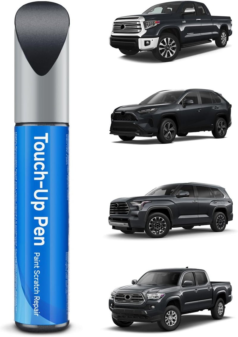 RSACET Touch Up Paint Compatible with Toyota Exact Match Touch Up Paint Car Scratch Repair (Slate Metallic（1F9）) - Image 1